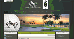 Desktop Screenshot of kzngolf.co.za